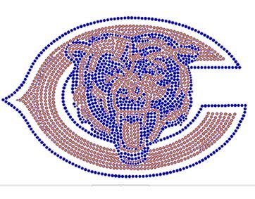 Rhinestone design sample 4